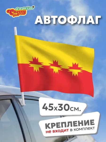 Флаг 45x30 Илгышево (Чувашия)