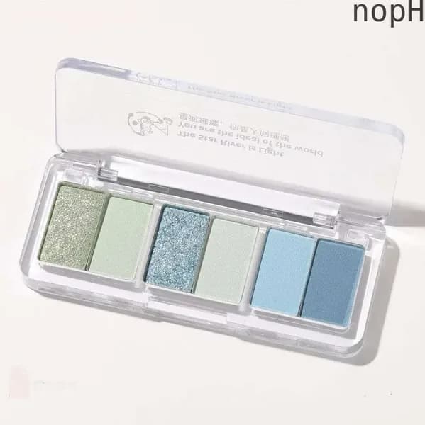 nopH-Живые шестицветные тени для век