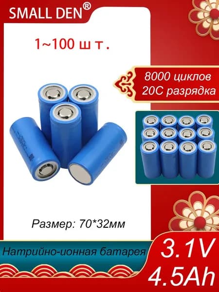 Anliville Внешний аккумулятор, 4500 мАч, светло-синий, 3.1V Sodium-ion Battery