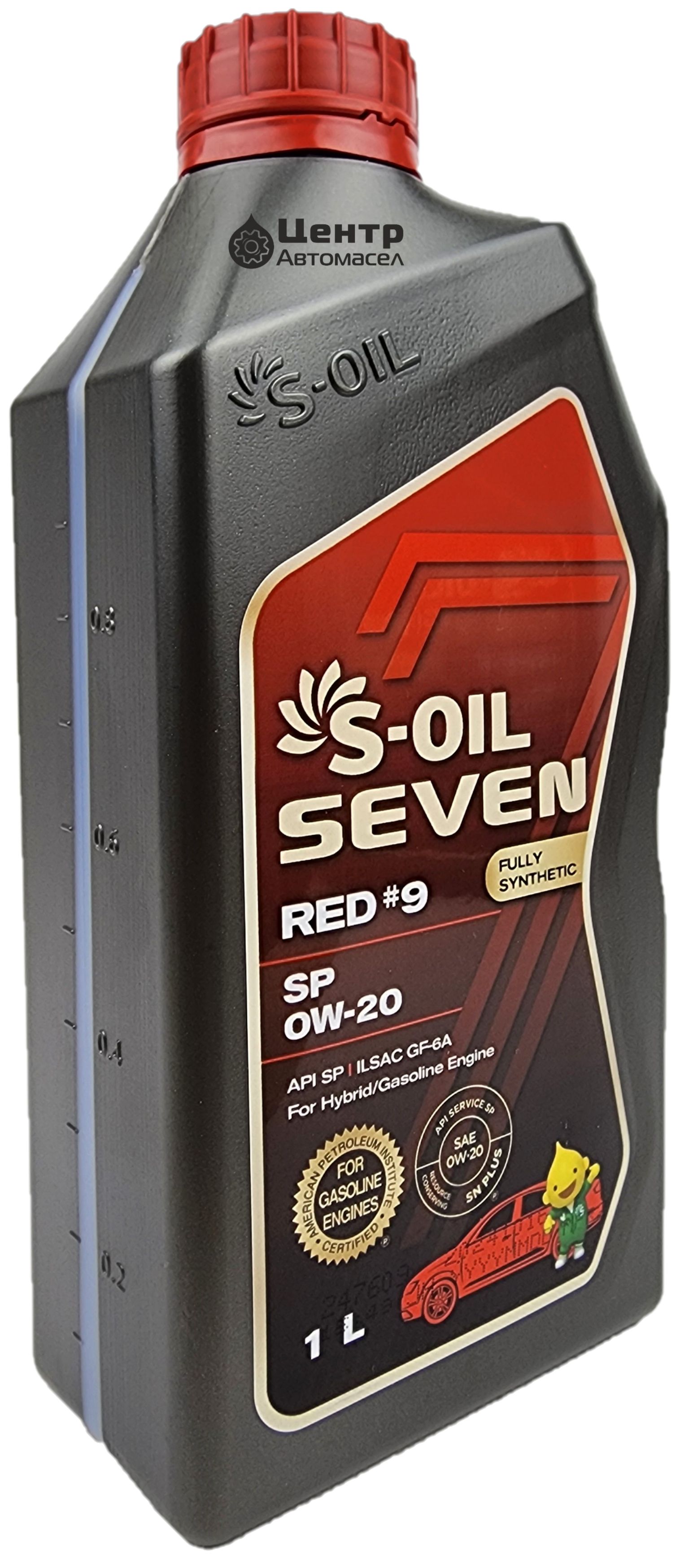 S-OIL SEVEN RED #9 SP 0W-20 Масло моторное, Синтетическое, 1 л
