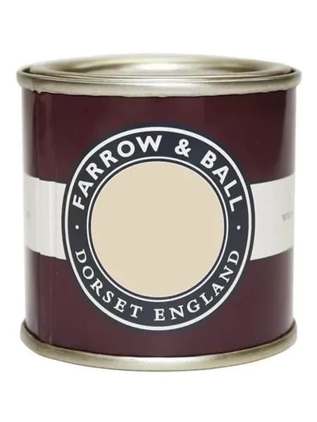 Краска для мебели и декора ультраматовая, меловая краска Farrow & Ball Estate Emulsion цвет 1 Lime White, 100 мл