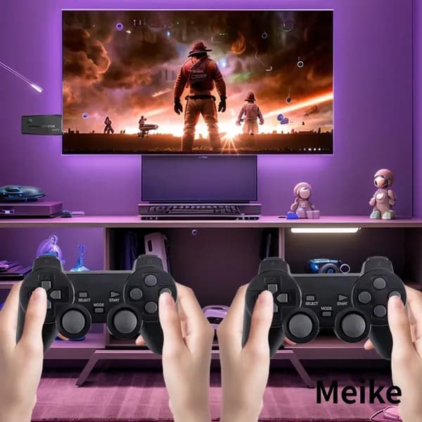 Игровая приставка M8 с беспроводными контроллерами 2,4 ГГц и 32 ГБ встроенной памяти