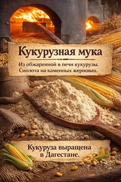 Кукурузная мука 1 кг Дагестан