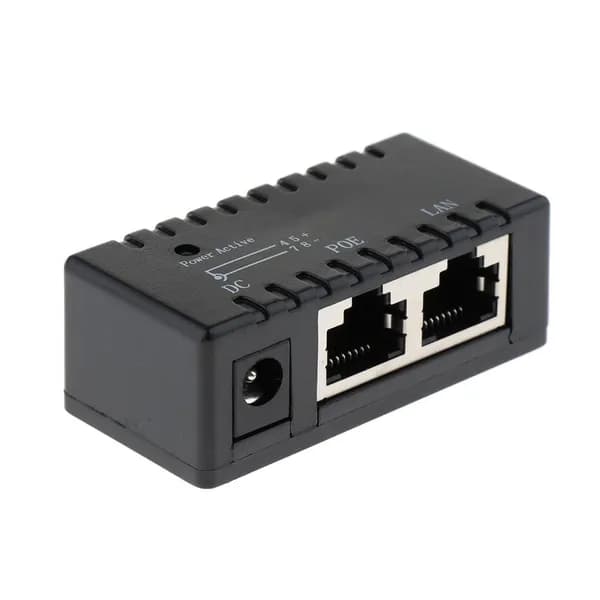 Разветвитель POE через адаптер Ethernet 58x28x20 мм