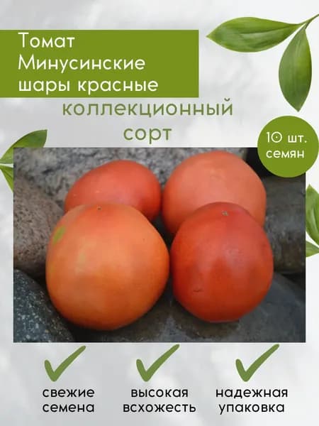 Семена редкого, коллекционного томата "Минусинские шары красные"