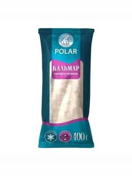 Кальмар Polar филе нарезка замороженный 400 г
