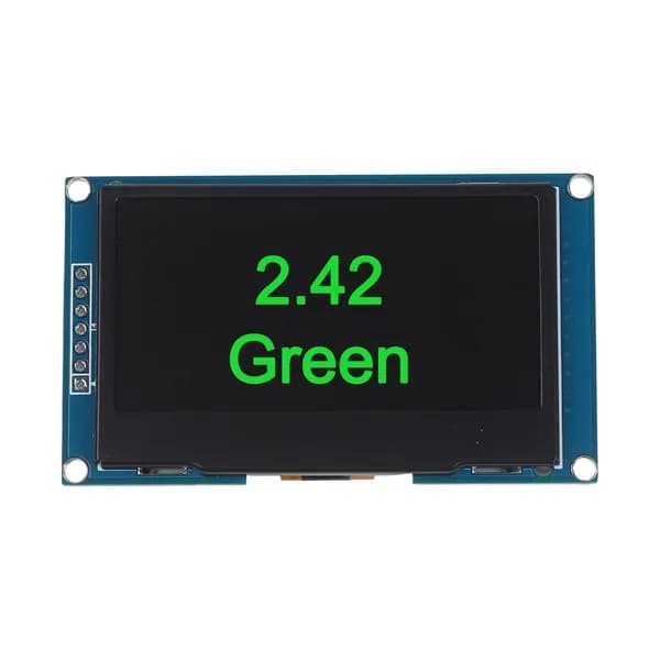 2,42-дюймовый OLED-дисплейный модуль SSD1309 с драйвером, разрешением 128x64 и интерфейсом I2C.