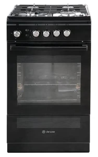 Плита газовая De Luxe 506040.24г ЧР-001, черный