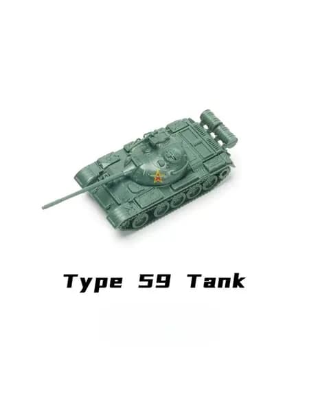 Сборная модель 4D масштаб 1/72, танки Тип 59 и лёгкий танк Тип 15, сборка без клея, военная техника, подарок для мальчиков