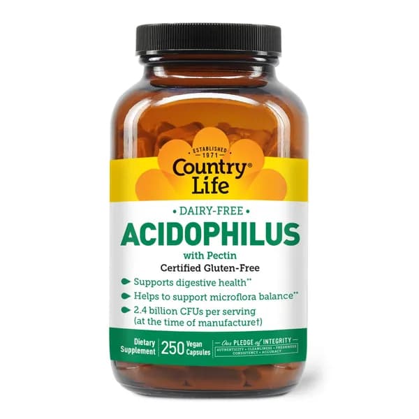 Country Life Acidophilus Probiotic Supplement для женщин и мужчин