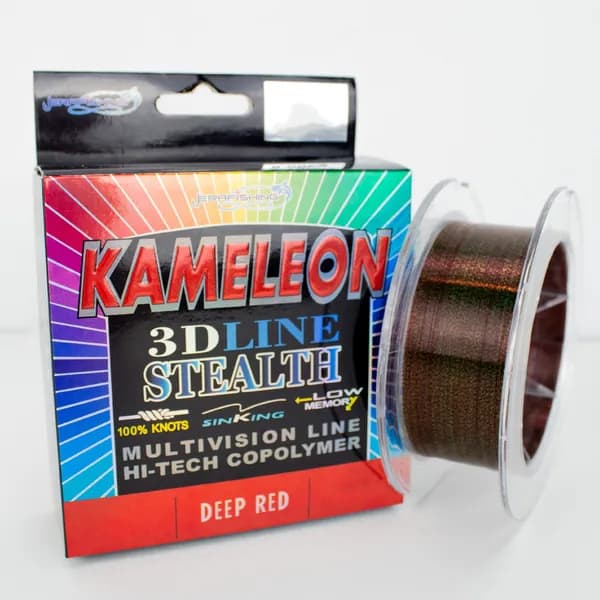 Леска для рыбалки Монофильная Kameleon 3D Line 100 метров 0.16 мм разрывная нагрузка 7.30 кг