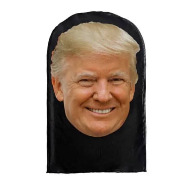 Маска-пародия на звезду в полный рост -Трамп 2