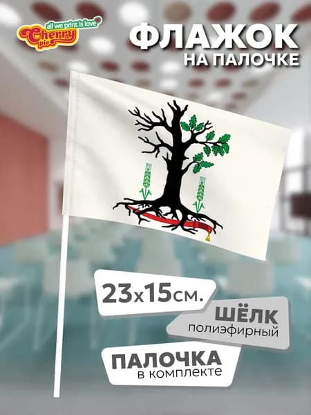 Флаг 23x15 на палочке Стародубский район (Брянская область)