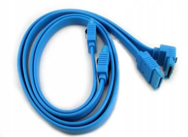 Кабель для компьютерной периферии SATA/eSATA 7-pin/SATA/eSATA 7-pin, 0.4 м, голубой