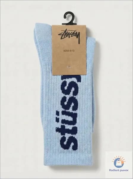 Носки Stussy мужские Stock Crew Socks, 1 пара