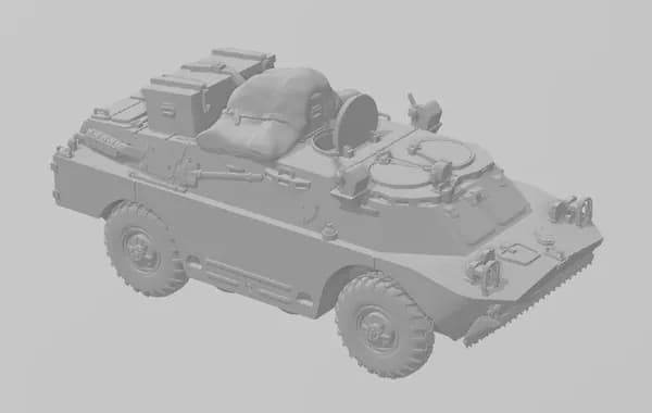БРДМ-2U. BRDM-2U. Масштабная модель 1:72.