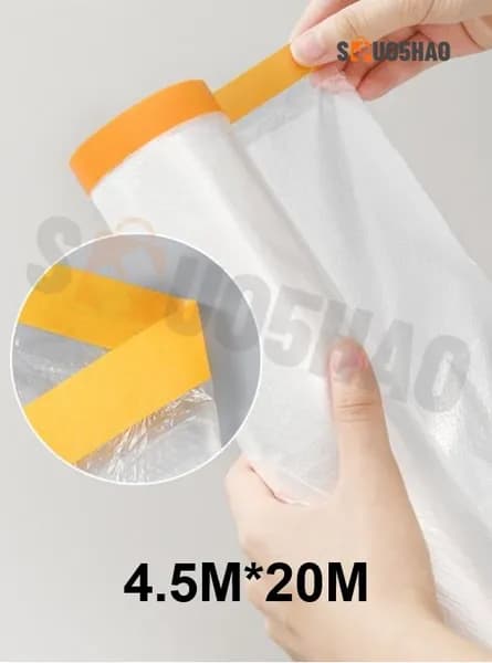 4.5*20M/Защитная пленка от пыли для мебели и ремонта