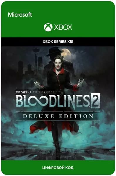 Игра Vampire The Masquerade Bloodlines 2 - Deluxe Edition для Xbox Series X S, электронный ключ