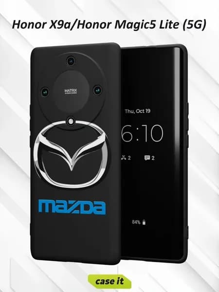 Чехол на Honor X9a Honor Magic 5 Lite 5G Логотип Мазда