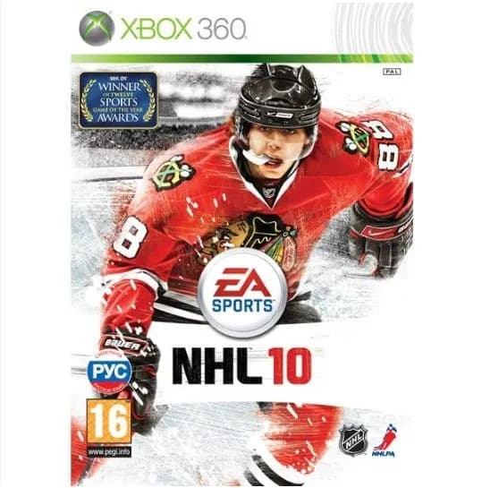 NHL 10 Русские Субтитры Видеоигра на диске Xbox 360. Товар уцененный