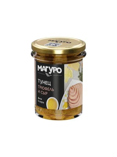 Магуро Тунец полосатый филе в соусе Трюфель и сыр с маслом, 200 г