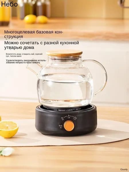 Электрическая настольная плита mz-rv75xe5q84g, черный