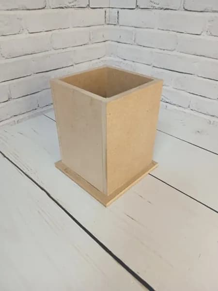 Карандашница 110*90 мм заготовка для декупажа из мдф