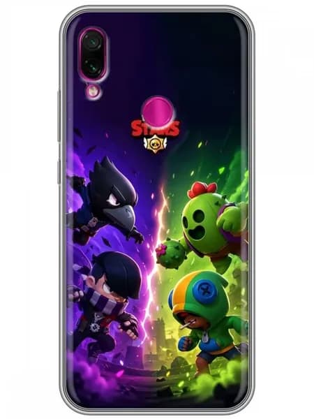 Чехол на Xiaomi RedMi Note 7 Броул Старс для мальчика