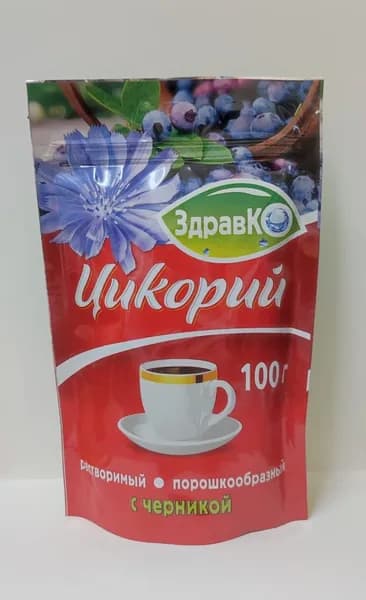 Цикорий с Черникой ЗдравКо Растворимый 100г