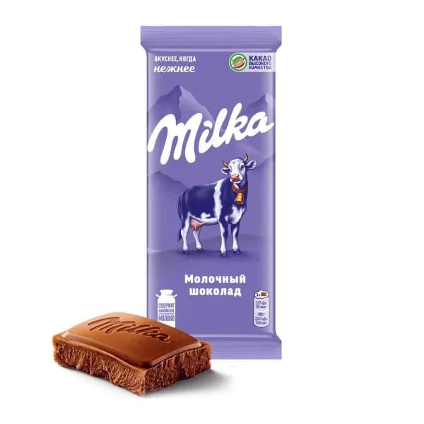 Молочный шоколад Milka 80г