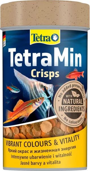 Корм для рыб всех видов Tetra / Тетра Min Crisps чипсы 100мл