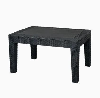 Садовый стол,Пластик, Искусственный ротанг (пластик) 50х70х38 см
