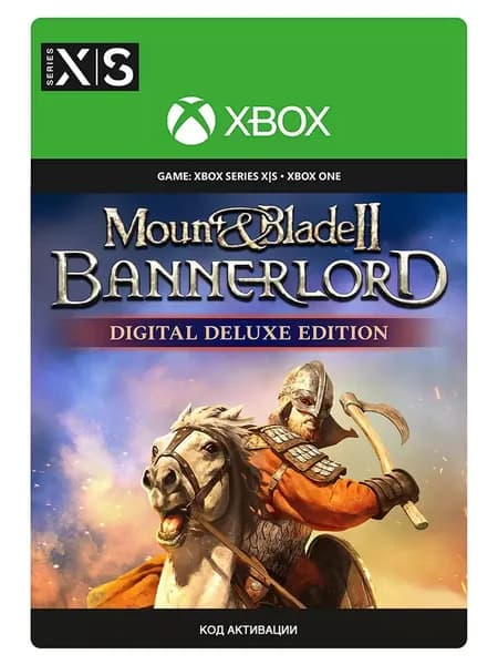 Игра Mount & Blade 2 Bannerlord Digital Deluxe Edition, цифровой ключ для Xbox One/Series X S, Русский язык