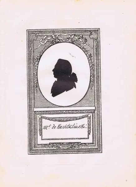 Матвей Федорович Кашталинский, сенатор. Антикварная гравюра (цинкография). Россия, 1899 г.