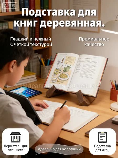 Подставка для книг / Держатель для планшета / Подставка для икон