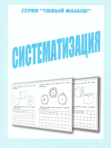 Умный малыш. Систематизация. Рабочая тетрадь