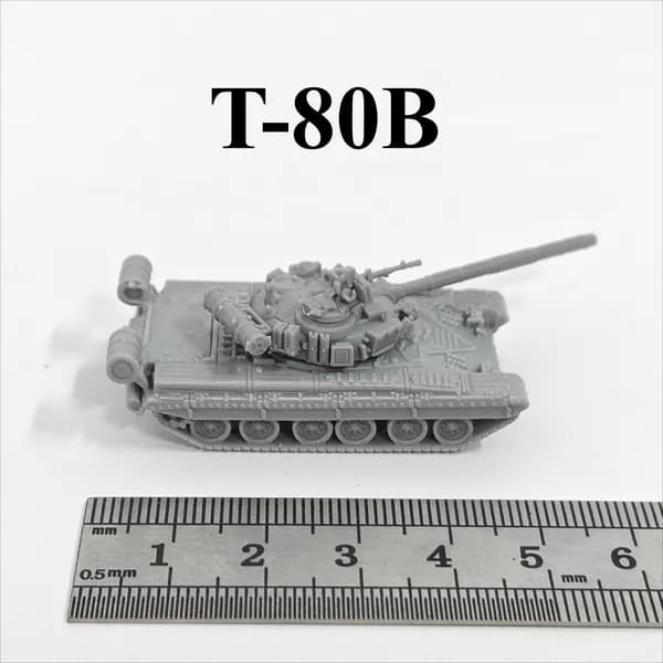 Миниатюрная модель танка в масштабе 1:144, напечатанная на 3D-принтере, из смолы, советские основные боевые танки Второй мировой войны T34/KV1 /IS2/T26, Россия Т72/Т80/Т90