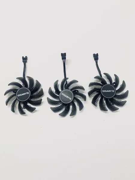 Вентиляторы 75 mm для видеокарт Gigabyte 5700XT 6700XT 5600 2080Ti 2060S