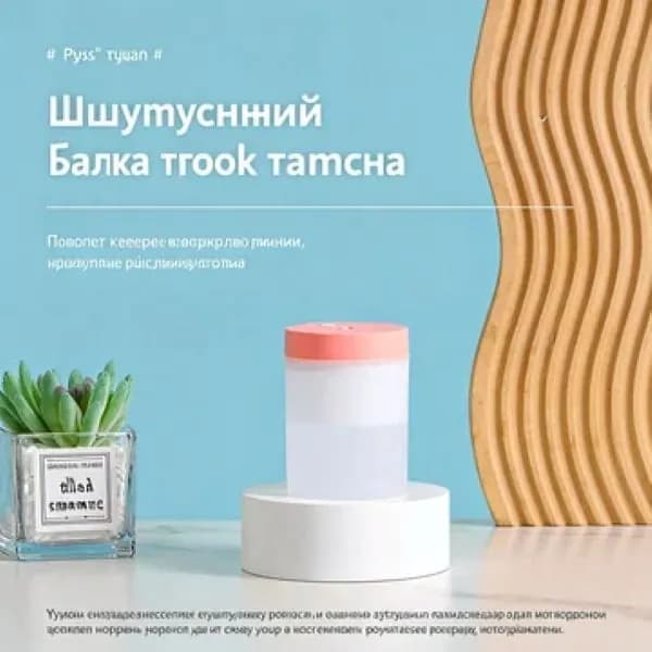 Увлажнитель воздуха JD027, светло-розовый