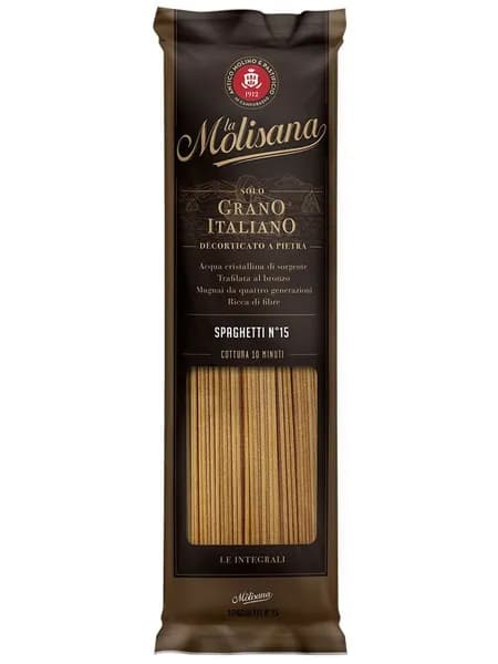 Макароны La Molisana спагетти №15 цельнозерновые, 500г