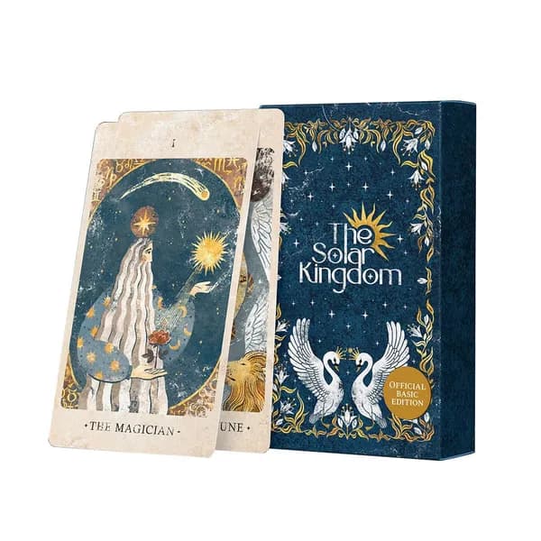 Карты Таро, The Solar Kingdom Tarot Cards A 78 Deck, издание для гадания на английском языке, игры в
