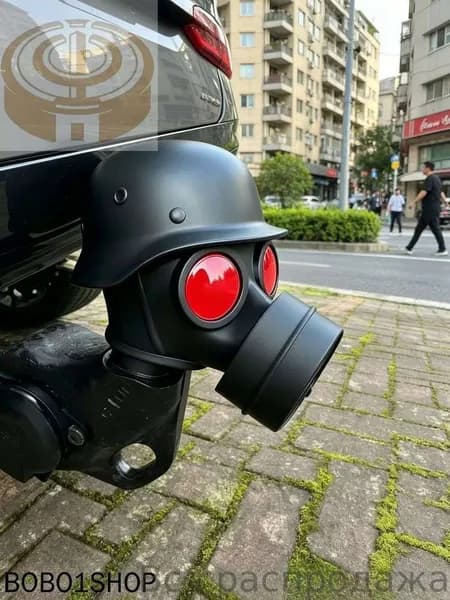 Украшение крюка прицепа/колпачок на фаркоп,Это удлиненный нос с ромбовидной текстурой