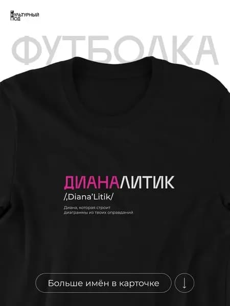 Футболка именная Диана