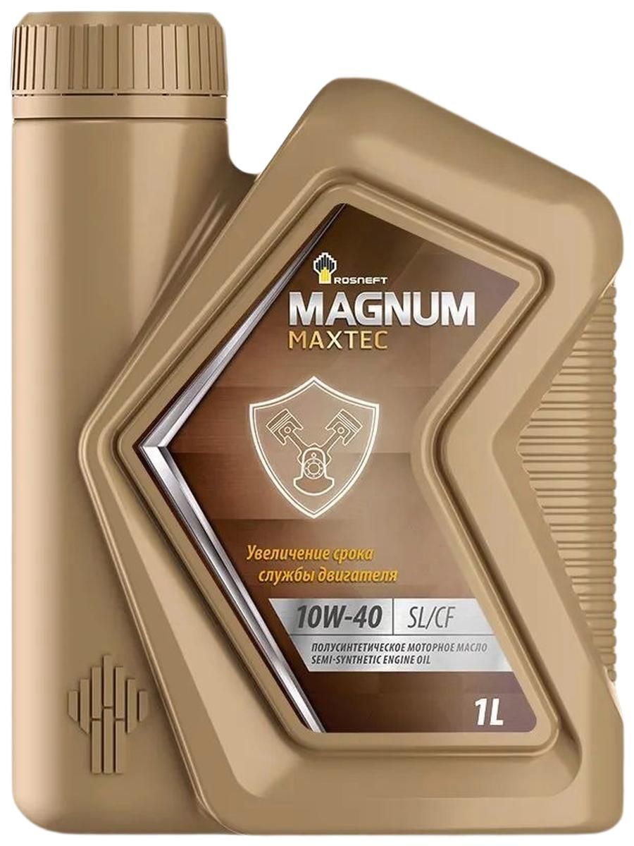Rosneft MAGNUM MAXTEC 10W-40 Масло моторное, Полусинтетическое, 1 л