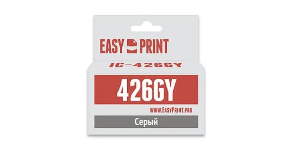 Струйный картридж EasyPrint IC-CLI426GY для Canon PIXMA MG6140, MG6240, MG8140, MG8240, цвет Серый