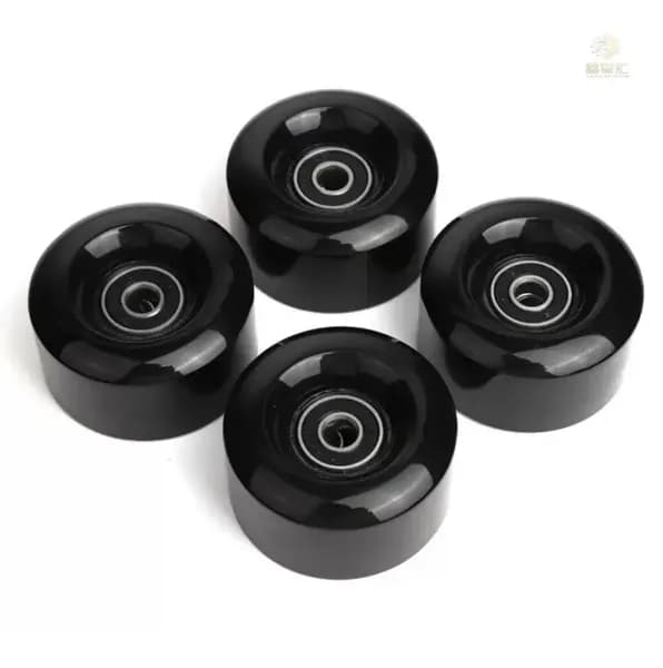 Колеса для скейтборда 52х32, 4 шт., с подшипниками ABEC-9, 95А черные