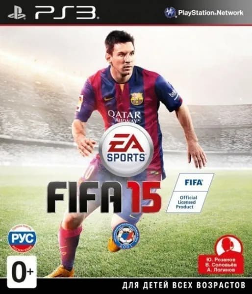 Игра FIFA 15 PS3 Русская Версия Диск на PS 3