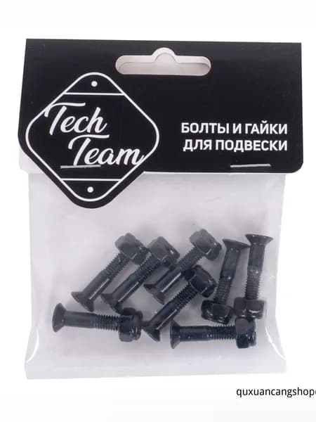 Болты и гайки для скейтборда Tech Team 8 шт 24 мм