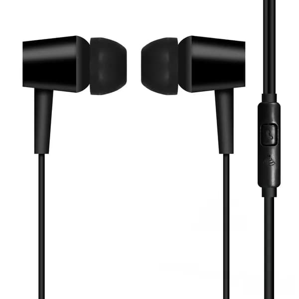 Наушники с микрофоном Krutoff HF-Q1 черные (пакет)