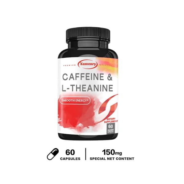 Xemenry Caffeine & L-Theanine разработаны для обеспечения стабильного прилива энергии, улучшения концентрации внимания и бдительности, а также снижения напряжения, вызванного кофеином.